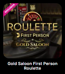 Gold Saloon First Person Roulette στο Casino Spinit